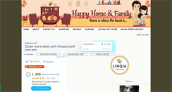 Desktop Screenshot of happyhomeandfamily.com